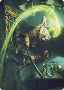 Contest of Claws Art Card (Gold-Stamped Signature) [The Lost Caverns of Ixalan Art Series] - Destination Retro