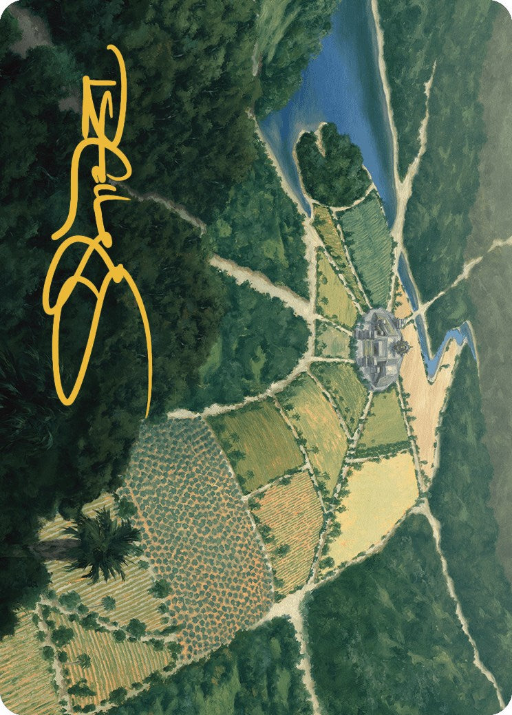 Restless Prairie Art Card (Gold-Stamped Signature) [The Lost Caverns of Ixalan Art Series] - Destination Retro