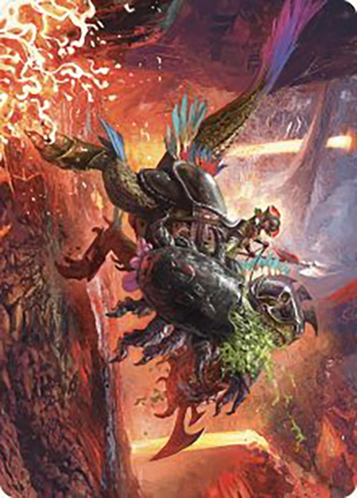 Triumphant Chomp Art Card [The Lost Caverns of Ixalan Art Series] - Destination Retro