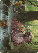 Basking Capybara Art Card [The Lost Caverns of Ixalan Art Series] - Destination Retro