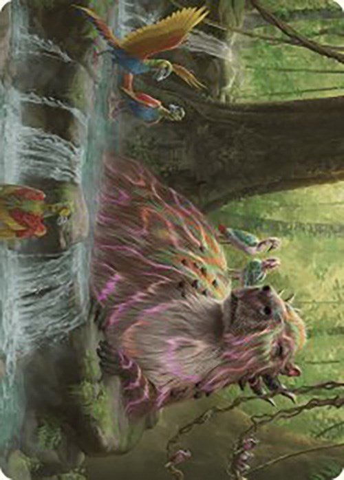 Basking Capybara Art Card [The Lost Caverns of Ixalan Art Series] - Destination Retro