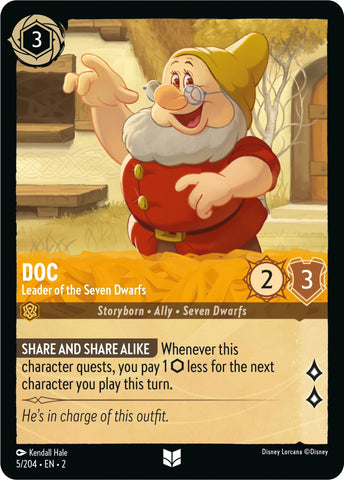 Doc - Leader of the Seven Dwarfs (5/204) [Rise of the Floodborn] - Destination Retro