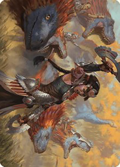 Huatli, Poet of Unity Art Card [The Lost Caverns of Ixalan Art Series] - Destination Retro