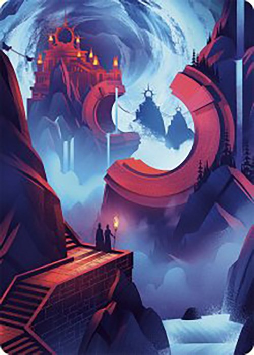 Mountain Art Card [The Lost Caverns of Ixalan Art Series] - Destination Retro