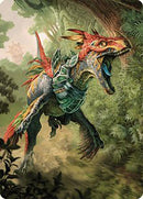 Dinosaur Token Art Card [The Lost Caverns of Ixalan Art Series] - Destination Retro