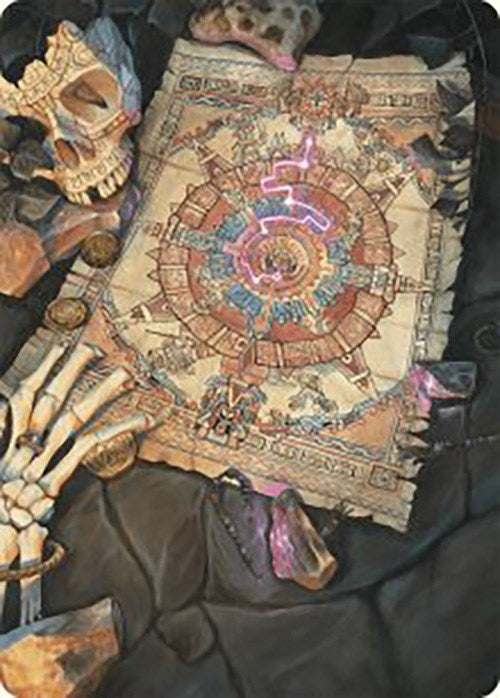 Map Token Art Card [The Lost Caverns of Ixalan Art Series] - Destination Retro