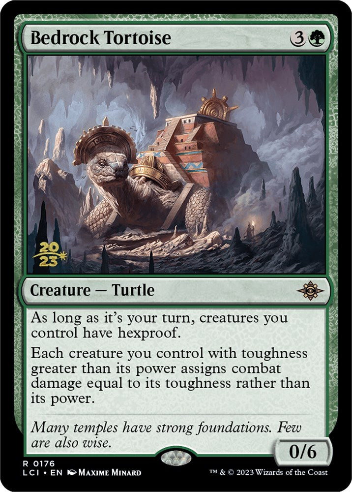 Bedrock Tortoise [The Lost Caverns of Ixalan Prerelease Cards] - Destination Retro