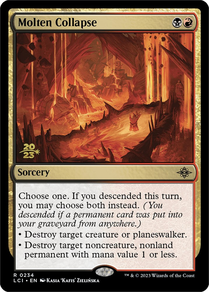 Molten Collapse [The Lost Caverns of Ixalan Prerelease Cards] - Destination Retro