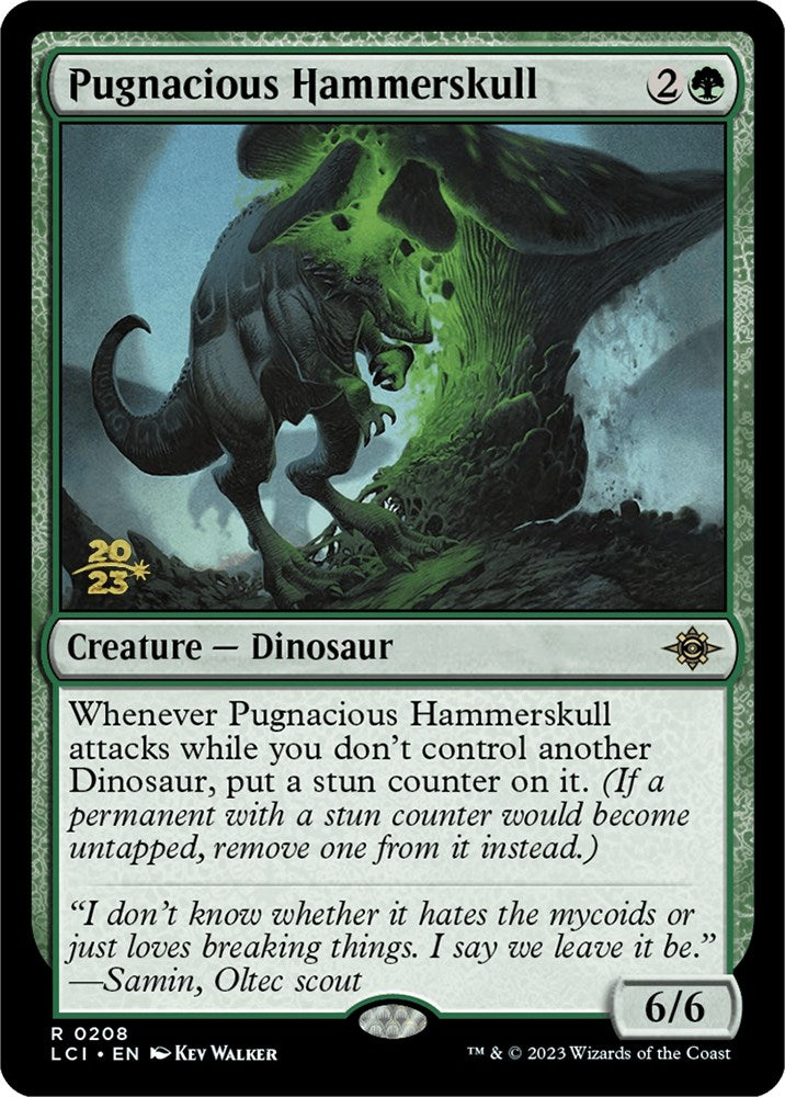 Pugnacious Hammerskull [The Lost Caverns of Ixalan Prerelease Cards] - Destination Retro