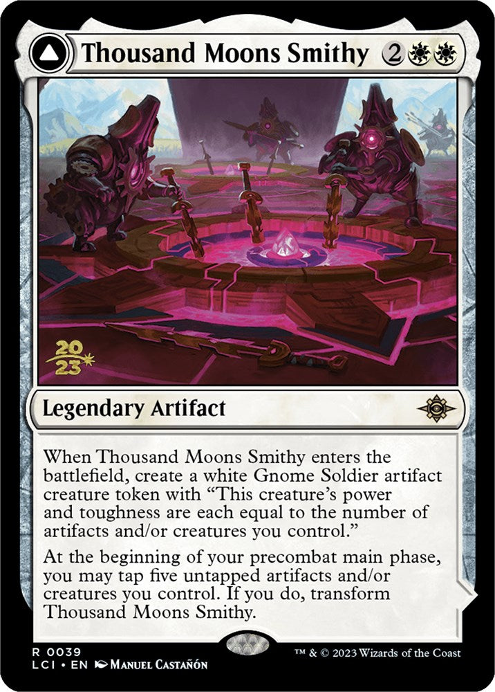 Thousand Moons Smithy // Barracks of the Thousand [The Lost Caverns of Ixalan Prerelease Cards] - Destination Retro