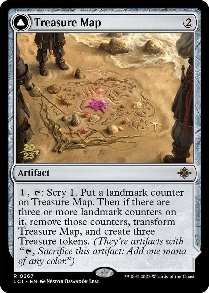 Treasure Map // Treasure Cove [The Lost Caverns of Ixalan Prerelease Cards] - Destination Retro