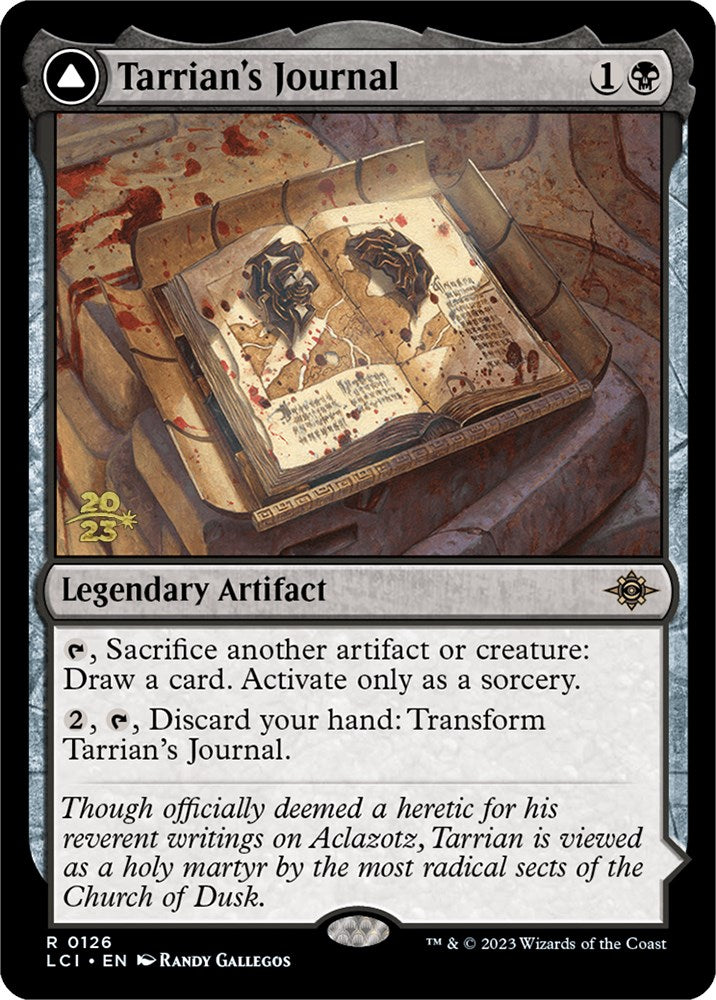 Tarrian's Journal // The Tomb of Aclazotz [The Lost Caverns of Ixalan Prerelease Cards] - Destination Retro