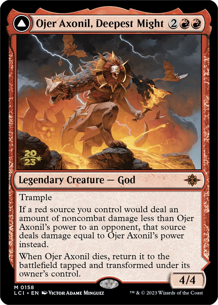 Ojer Axonil, Deepest Might [The Lost Caverns of Ixalan Prerelease Cards] - Destination Retro