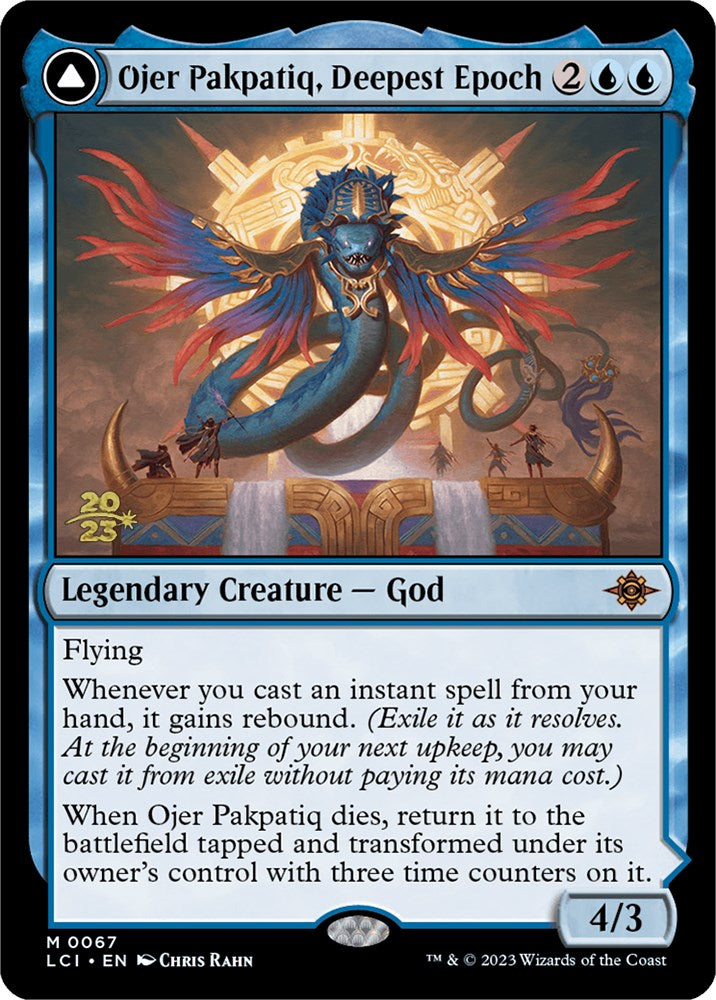Ojer Pakpatiq, Deepest Epoch // Temple of Cyclical Time [The Lost Caverns of Ixalan Prerelease Cards] - Destination Retro