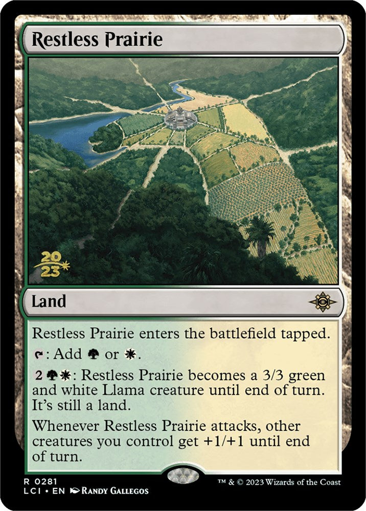 Restless Prairie [The Lost Caverns of Ixalan Prerelease Cards] - Destination Retro