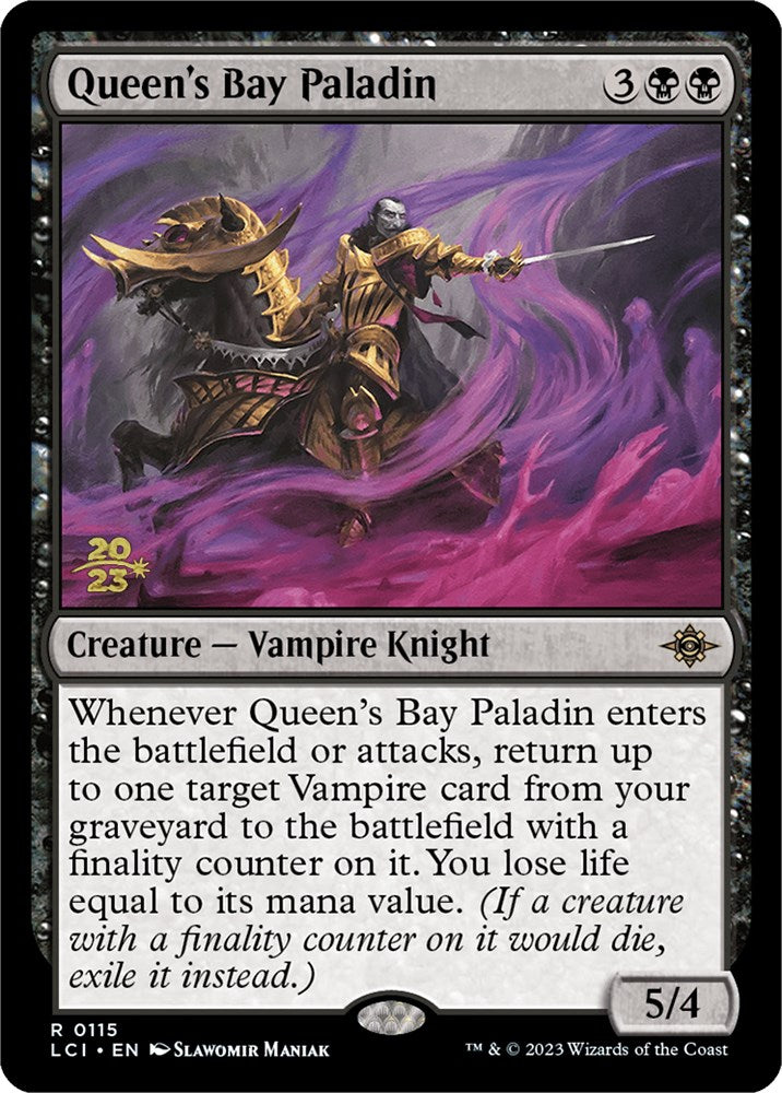 Queen's Bay Paladin [The Lost Caverns of Ixalan Prerelease Cards] - Destination Retro