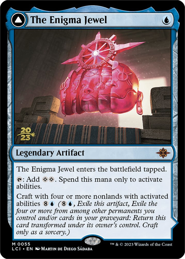 The Enigma Jewel // Locus of Enlightenment [The Lost Caverns of Ixalan Prerelease Cards] - Destination Retro