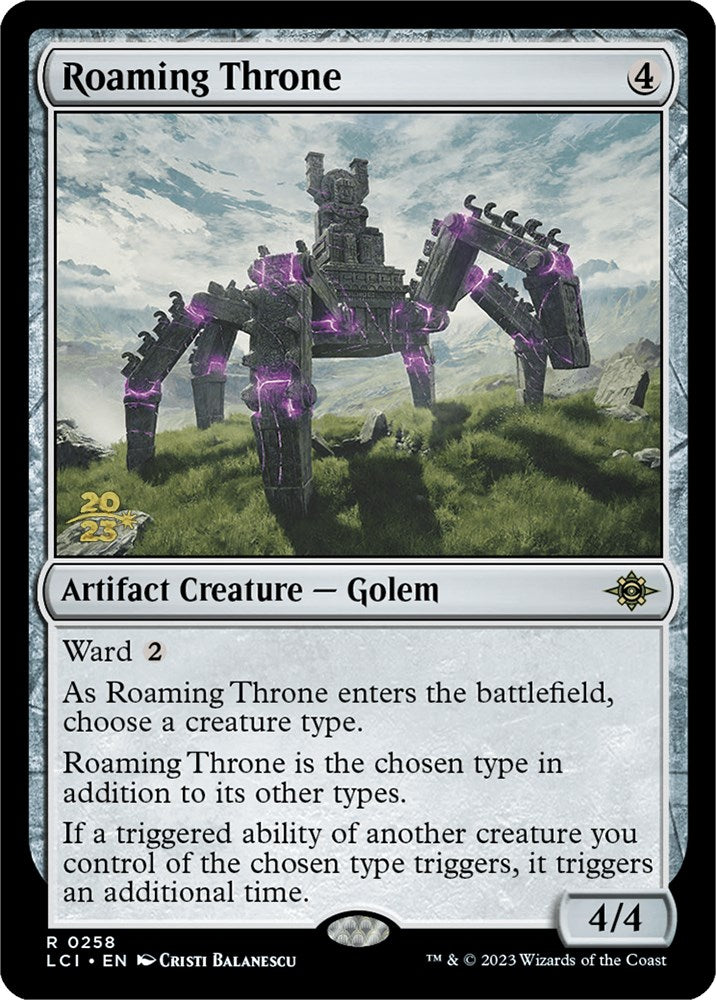 Roaming Throne [The Lost Caverns of Ixalan Prerelease Cards] - Destination Retro