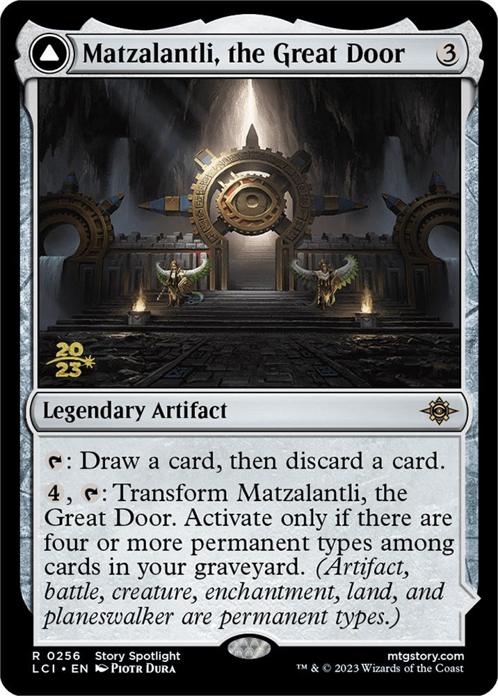 Matzalantli, the Great Door // The Core [The Lost Caverns of Ixalan Prerelease Cards] - Destination Retro
