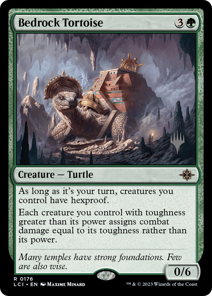 Bedrock Tortoise (Promo Pack) [The Lost Caverns of Ixalan Promos] - Destination Retro