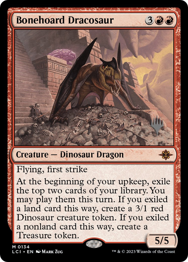 Bonehoard Dracosaur (Promo Pack) [The Lost Caverns of Ixalan Promos] - Destination Retro