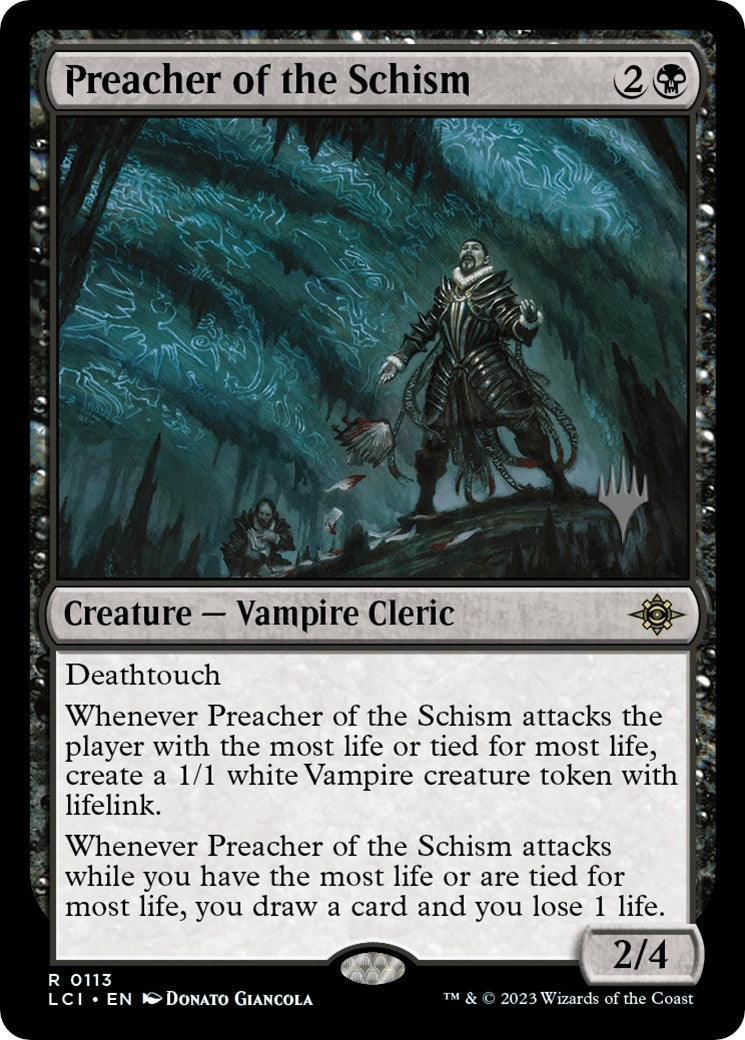 Preacher of the Schism (Promo Pack) [The Lost Caverns of Ixalan Promos] - Destination Retro