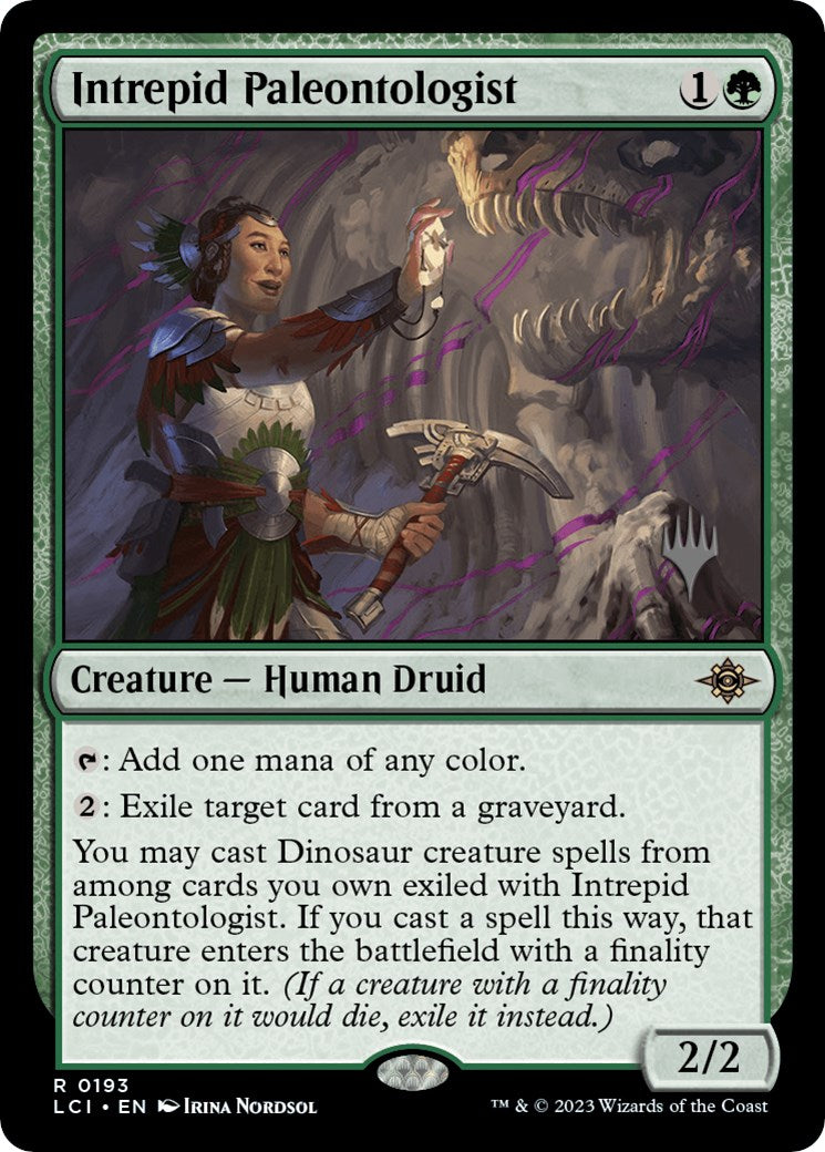 Intrepid Paleontologist (Promo Pack) [The Lost Caverns of Ixalan Promos] - Destination Retro