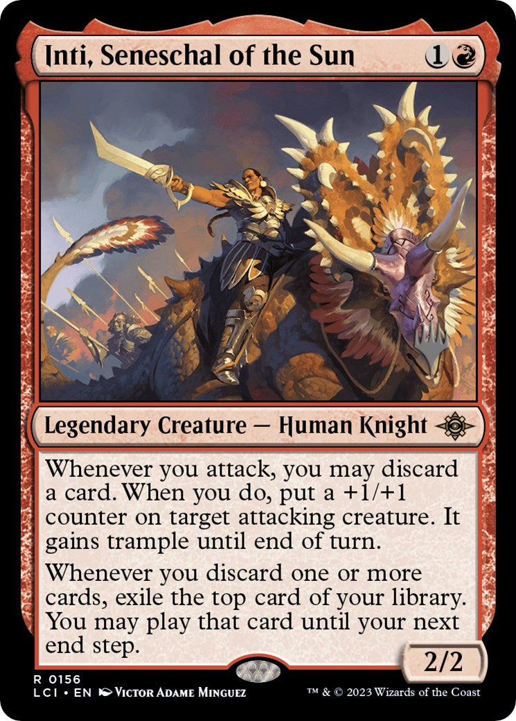 Inti, Seneschal of the Sun (Promo Pack) [The Lost Caverns of Ixalan Promos] - Destination Retro
