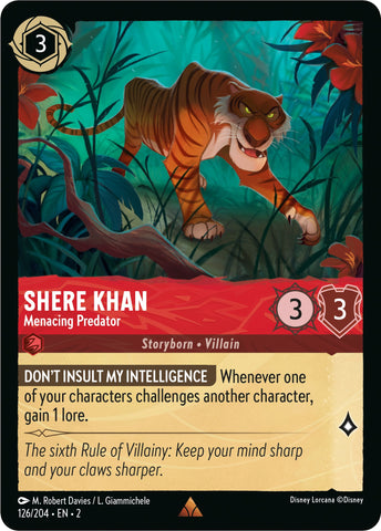 Shere Khan - Menacing Predator (126/204) [Rise of the Floodborn] - Destination Retro