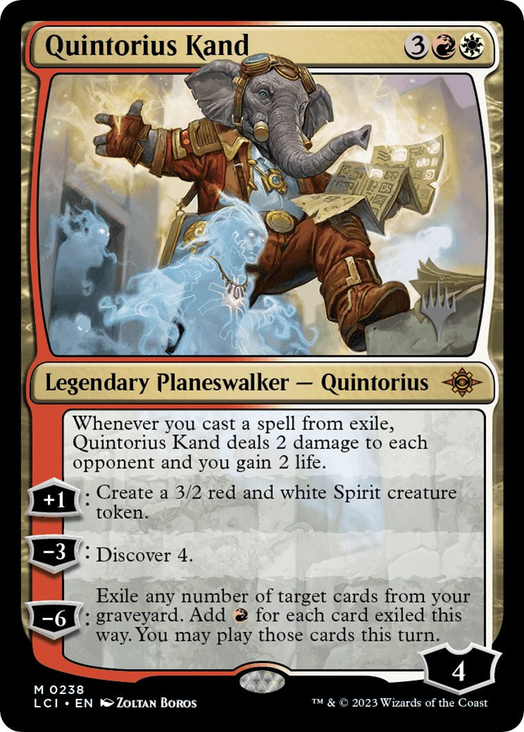 Quintorius Kand (Promo Pack) [The Lost Caverns of Ixalan Promos] - Destination Retro