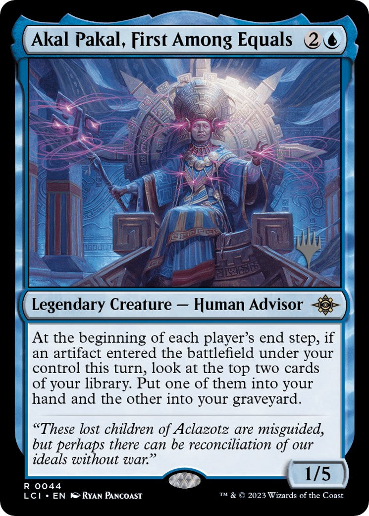 Akal Pakal, First Among Equals (Promo Pack) [The Lost Caverns of Ixalan Promos] - Destination Retro