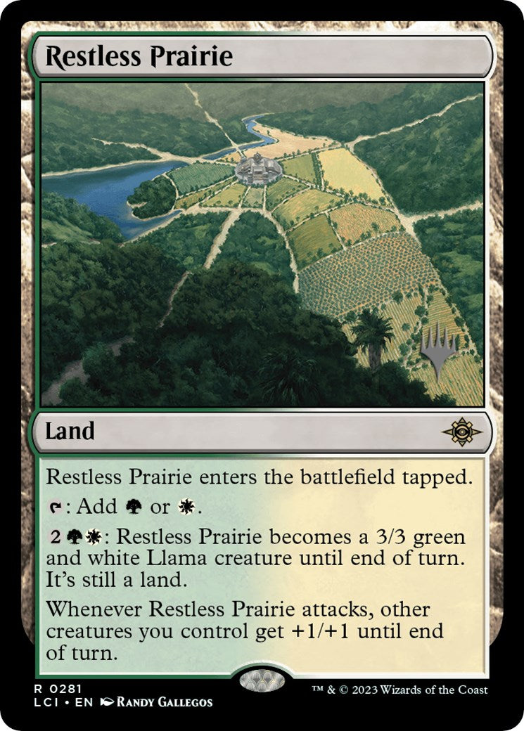 Restless Prairie (Promo Pack) [The Lost Caverns of Ixalan Promos] - Destination Retro