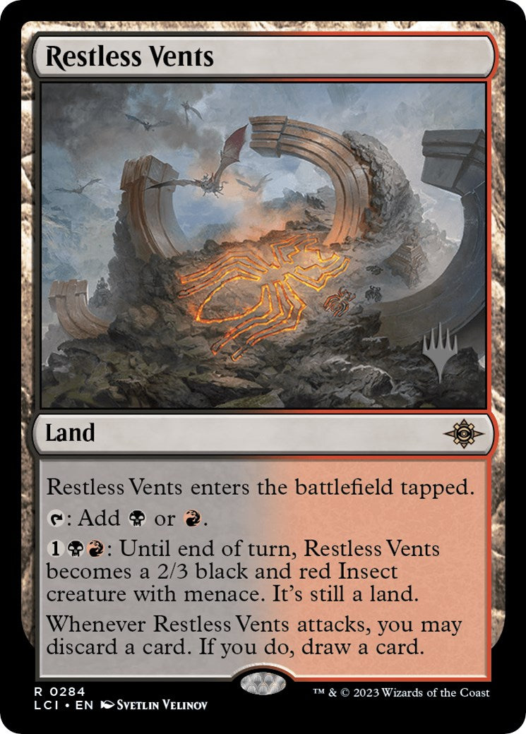 Restless Vents (Promo Pack) [The Lost Caverns of Ixalan Promos] - Destination Retro