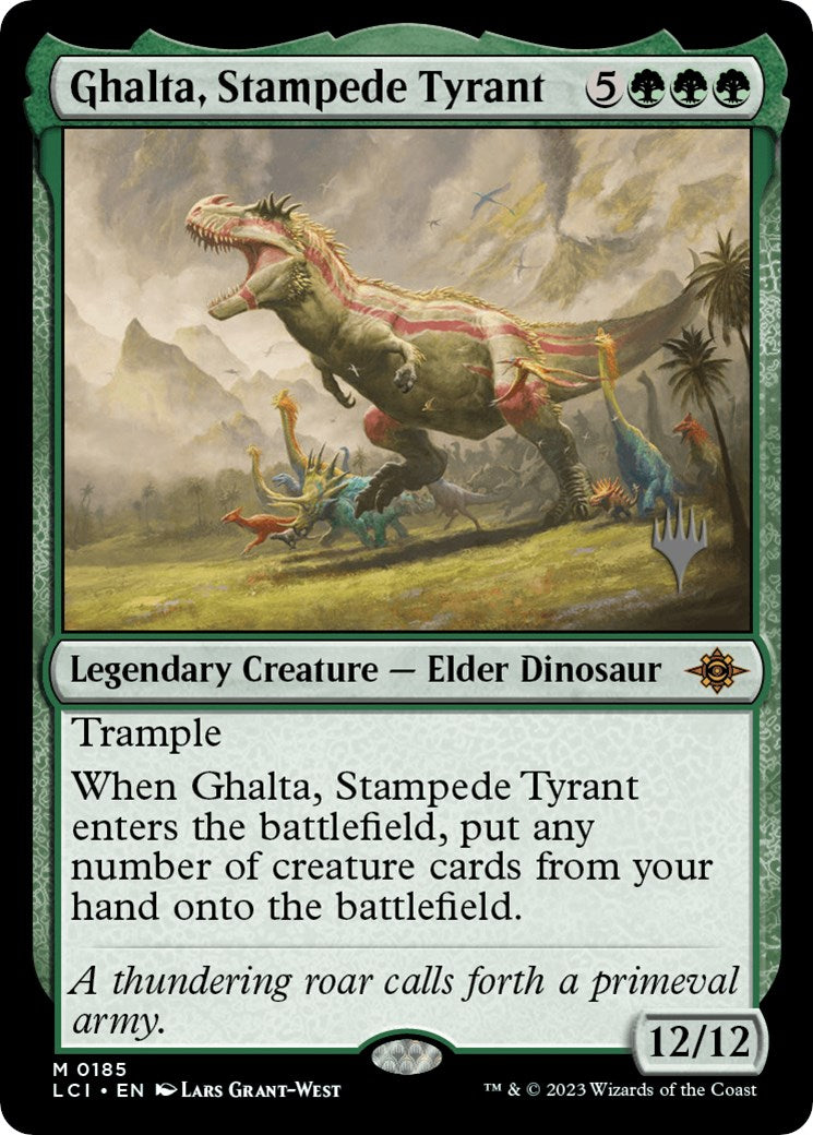 Ghalta, Stampede Tyrant (Promo Pack) [The Lost Caverns of Ixalan Promos] - Destination Retro