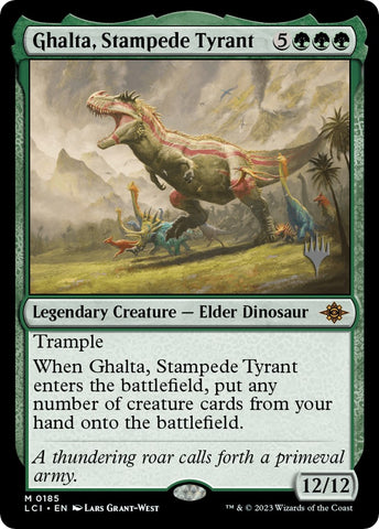 Ghalta, Stampede Tyrant (Promo Pack) [The Lost Caverns of Ixalan Promos] - Destination Retro