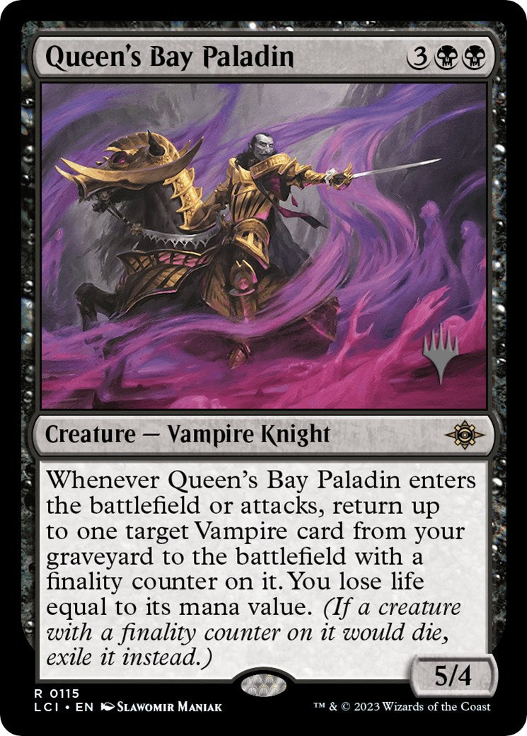 Queen's Bay Paladin (Promo Pack) [The Lost Caverns of Ixalan Promos] - Destination Retro
