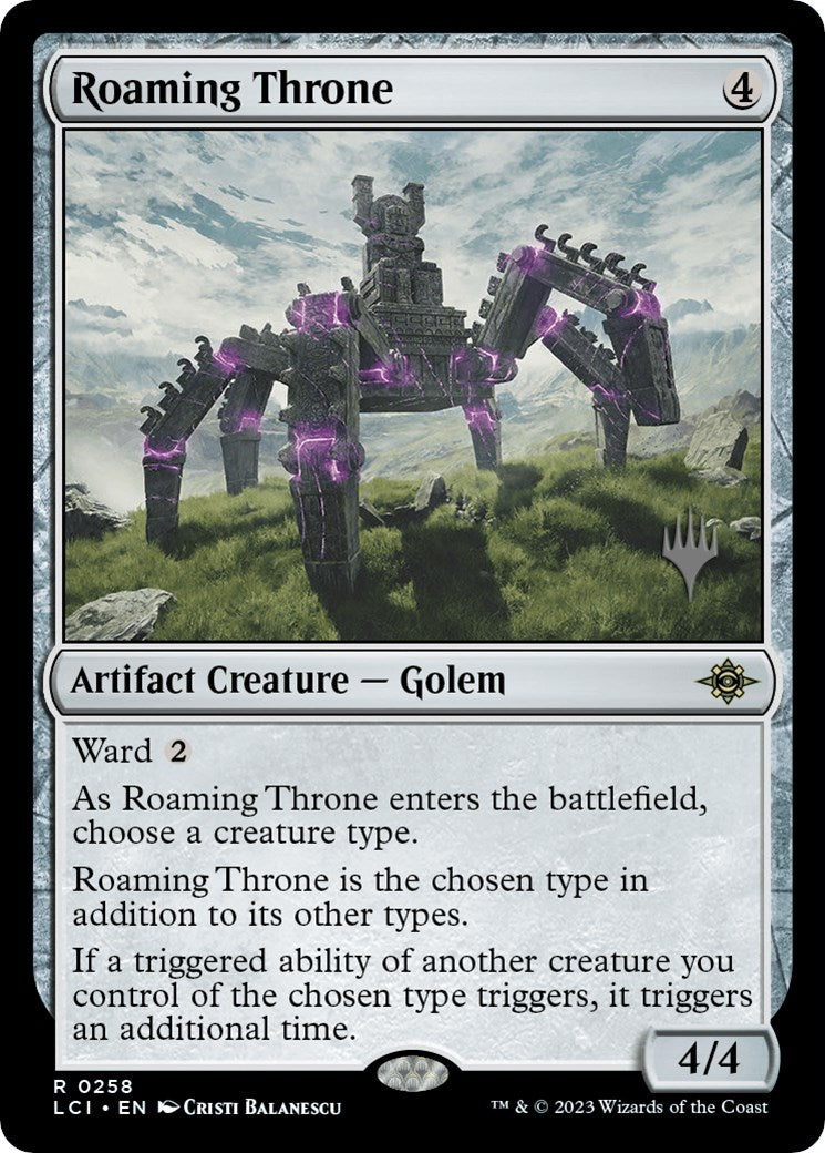Roaming Throne (Promo Pack) [The Lost Caverns of Ixalan Promos] - Destination Retro