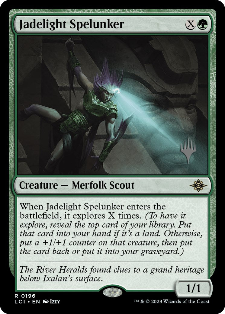 Jadelight Spelunker (Promo Pack) [The Lost Caverns of Ixalan Promos] - Destination Retro