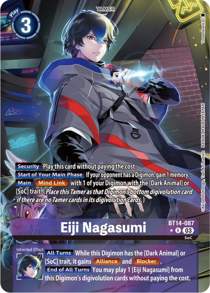 Eiji Nagasumi [BT14-087] (Alternate Art) [Blast Ace] - Destination Retro