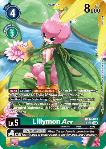 Lillymon Ace [BT14-049] (Alternate Art) [Blast Ace] - Destination Retro