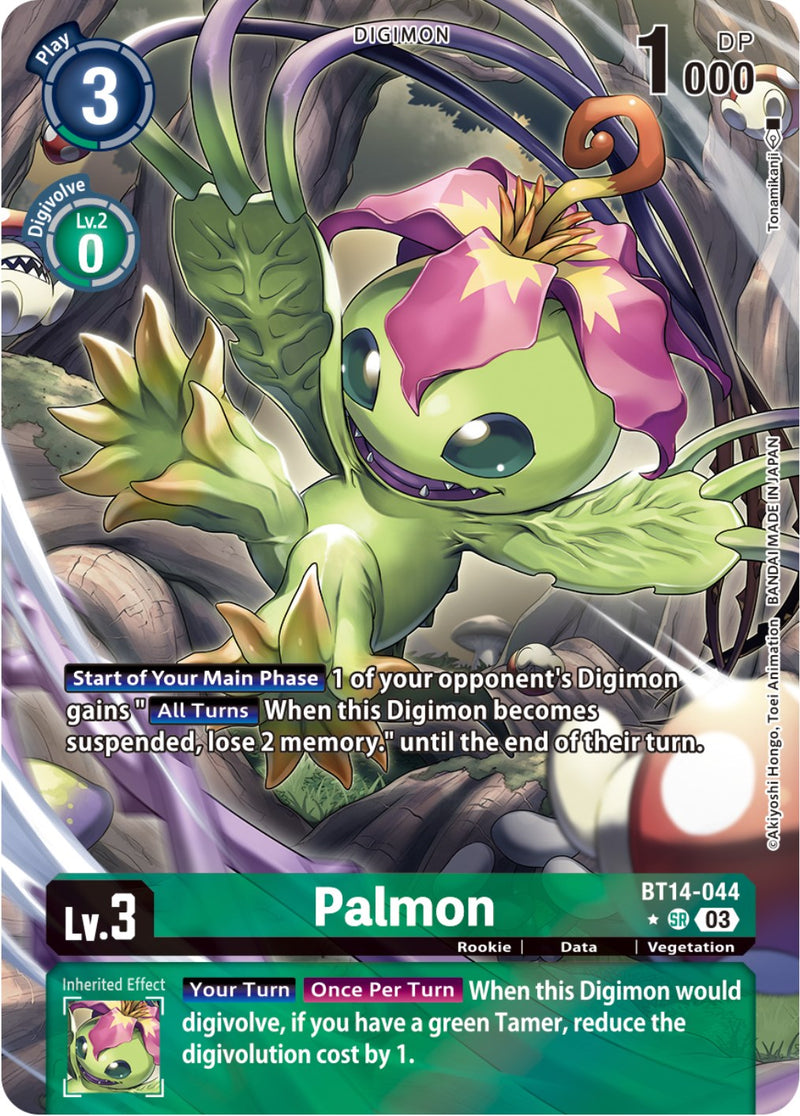 Palmon [BT14-044] (Alternate Art) [Blast Ace] - Destination Retro