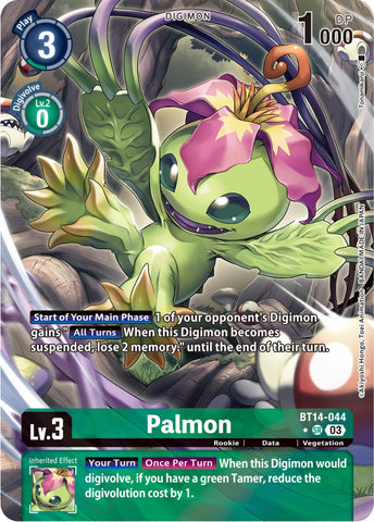 Palmon [BT14-044] (Alternate Art) [Blast Ace] - Destination Retro