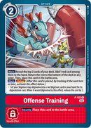 Offense Training [P-103] (Blast Ace Box Topper) [Promotional Cards] - Destination Retro