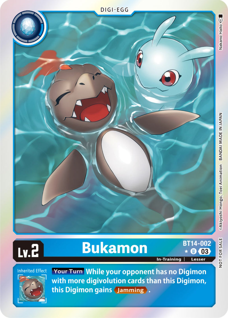 Bukamon [BT14-002] (Blast Ace Box Promotion Pack) [Blast Ace] - Destination Retro