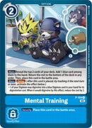 Mental Training [P-104] (Blast Ace Box Topper) [Promotional Cards] - Destination Retro