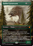 Quilled Greatwurm (Borderless) [Foundations] - Destination Retro