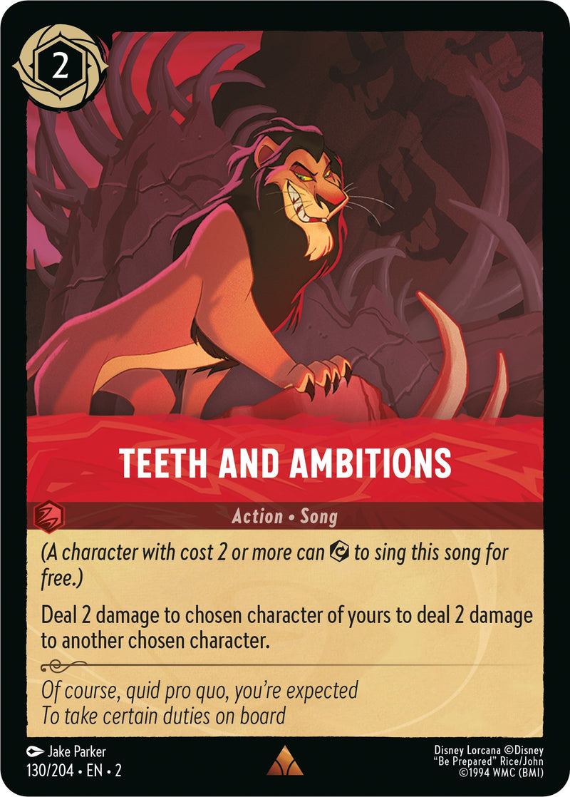 Teeth and Ambitions (130/204) [Rise of the Floodborn] - Destination Retro