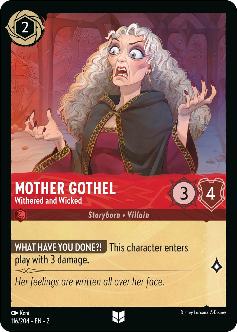 Mother Gothel - Withered and Wicked (116/204) [Rise of the Floodborn] - Destination Retro