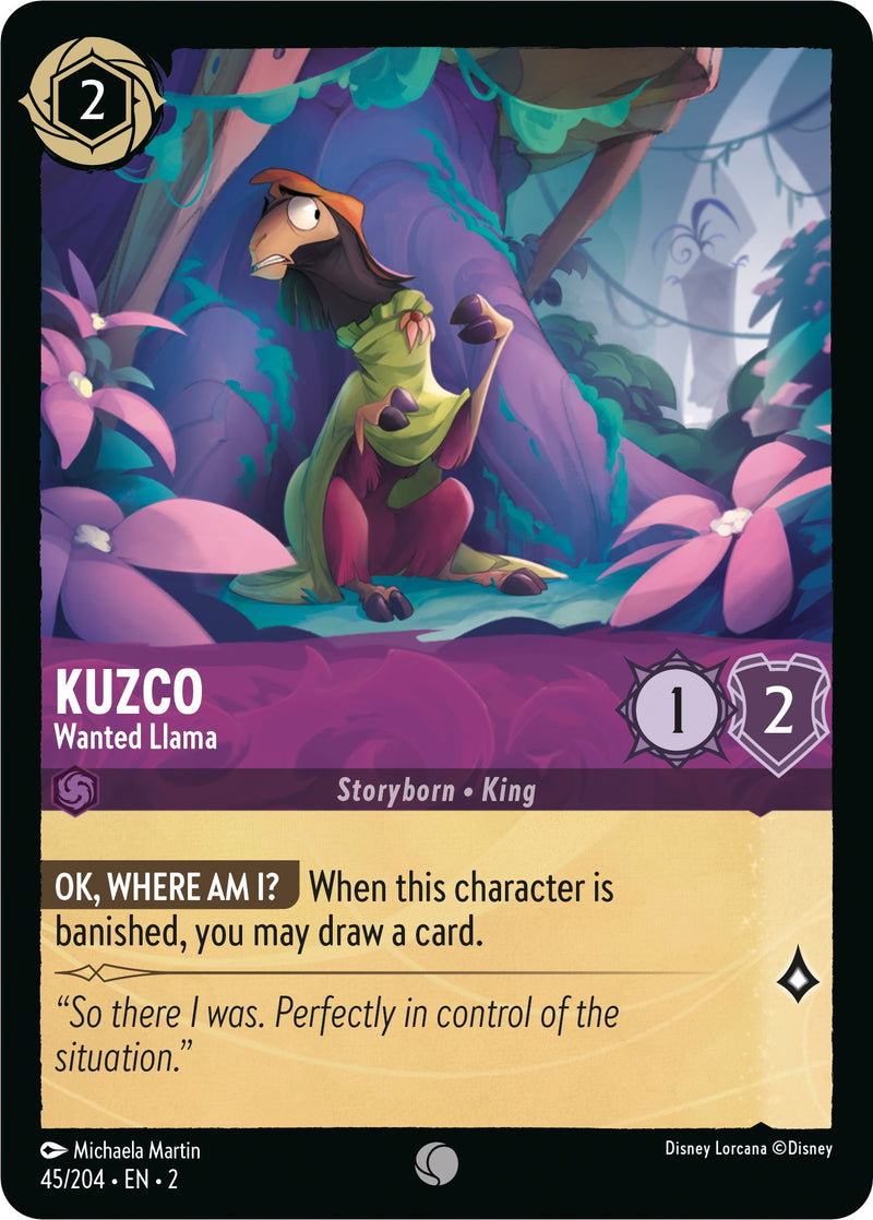 Kuzco - Wanted Llama (45/204) [Rise of the Floodborn] - Destination Retro