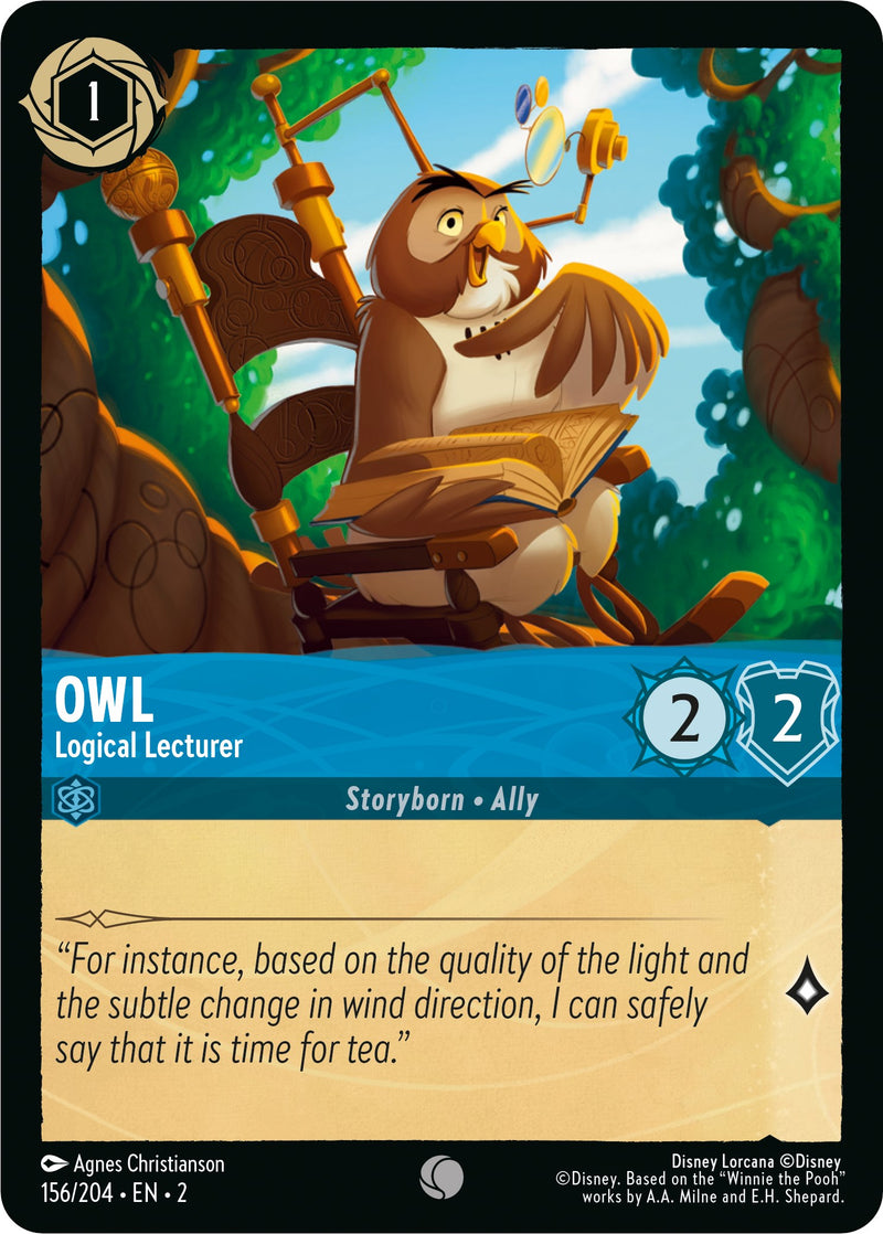 Owl - Logical Lecturer (156/204) [Rise of the Floodborn] - Destination Retro